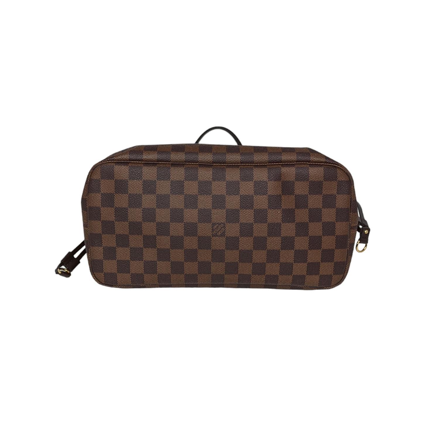 Louis Vuitton 2011 Damier Ebene Neverfull MM Tote For Sale 1