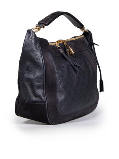 Louis Vuitton 2012 Black Leather Monogram Empreinte Audacieuse GM