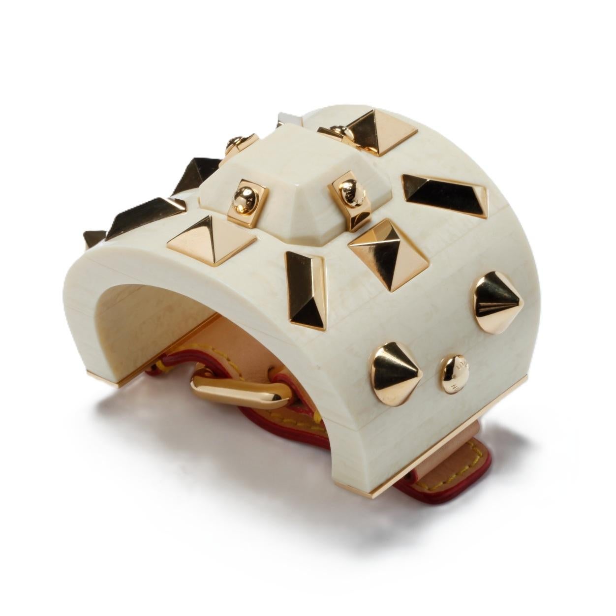 da uomo o donna Louis Vuitton 2012 Bracciale Manchette Marc Jacobs LV Snails Catwalk Maxi Cuff in vendita