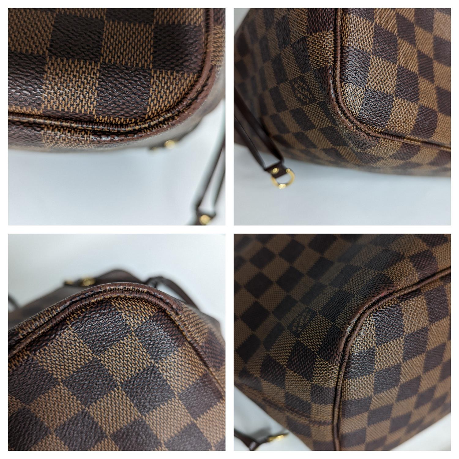 Louis Vuitton 2012 Damier Ebene Neverfull MM Tote 2