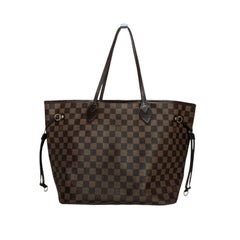 Louis Vuitton 2012 Damier Ebene Neverfull MM Tote