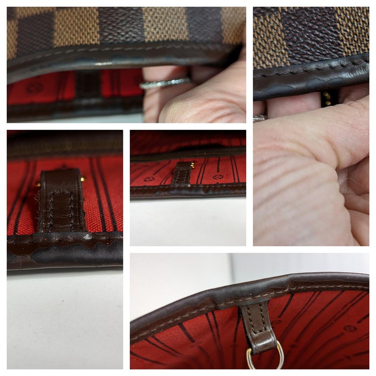 Louis Vuitton 2012 Damier Ebene Neverfull MM Tote For Sale 4
