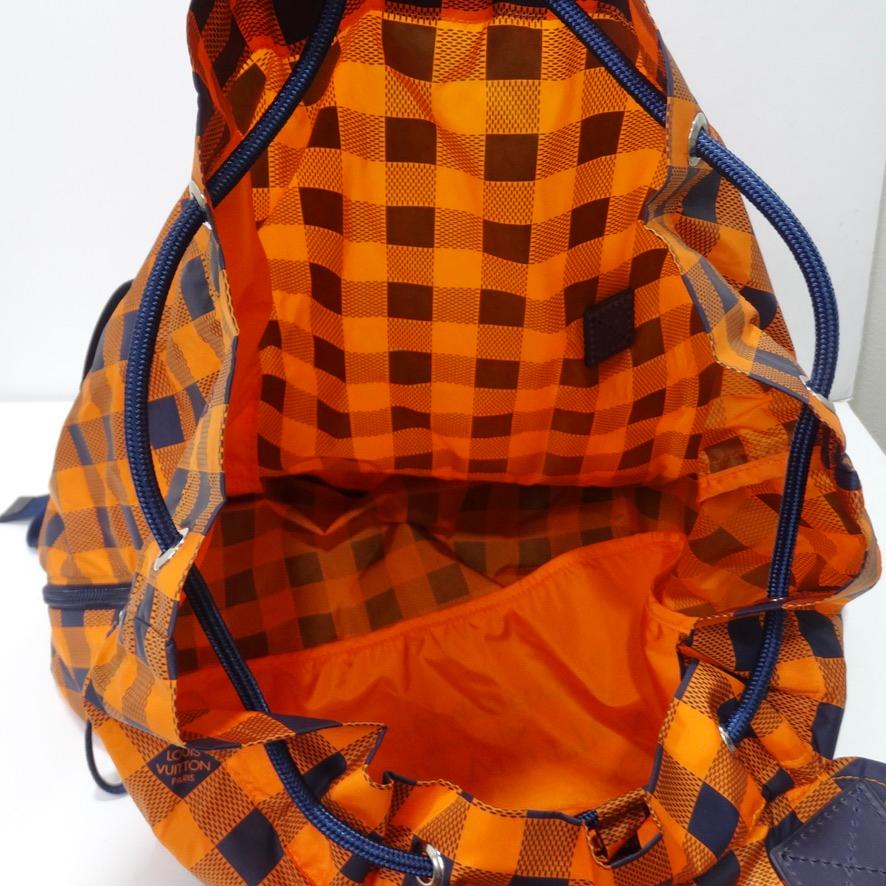 Louis Vuitton 2012 Damier Masai Adventure Practical Backpack For Sale 8