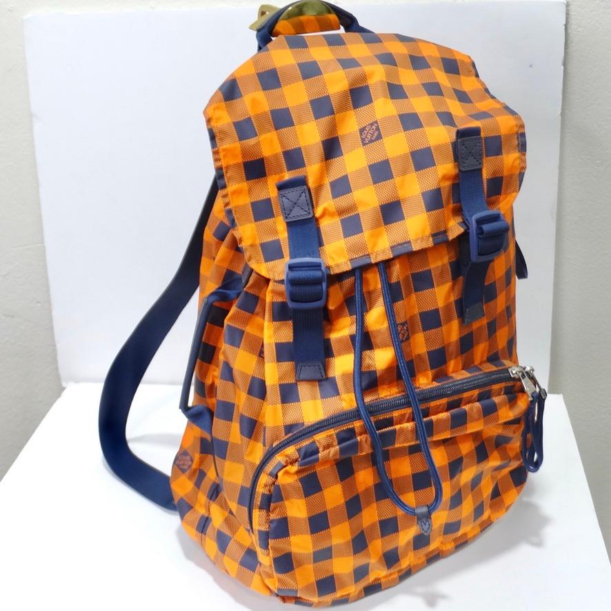 Louis Vuitton 2012 Damier Masai Adventure Practical Backpack For Sale 14