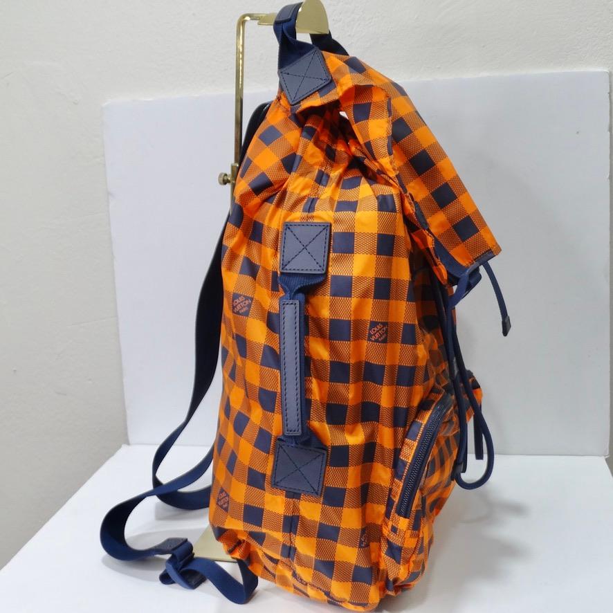 Louis Vuitton 2012 Damier Masai Adventure Practical Backpack For Sale 3