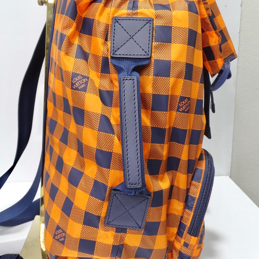 Louis Vuitton 2012 Damier Masai Adventure Practical Backpack For Sale 4