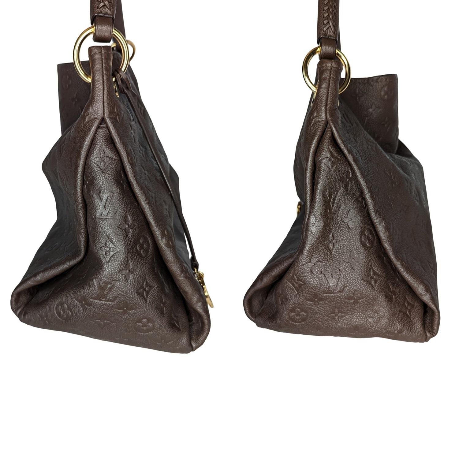 Louis Vuitton 2012 Monogram Empreinte Leather Artsy Hobo In Excellent Condition In Scottsdale, AZ