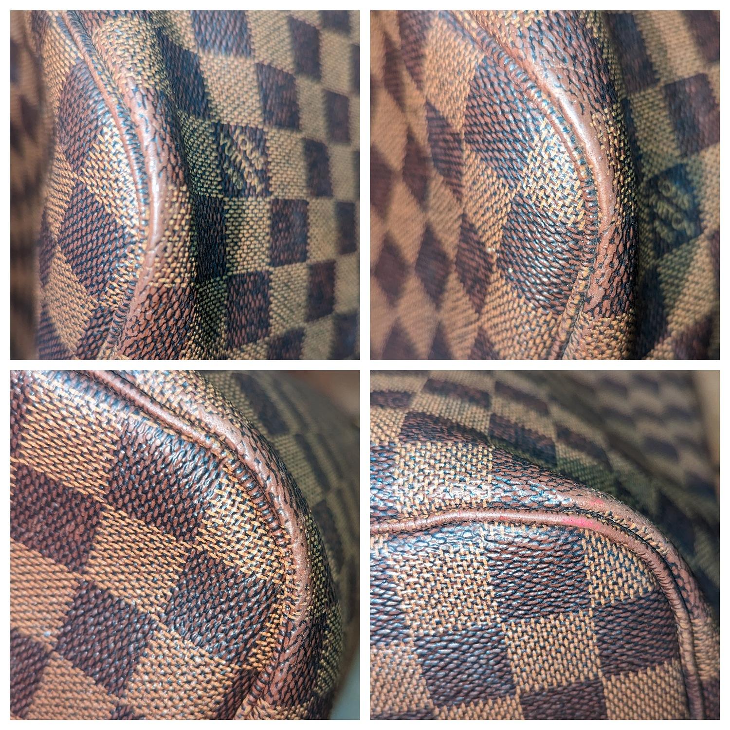 Louis Vuitton 2012 Neverfull Damier Ebene MM Tote For Sale 7