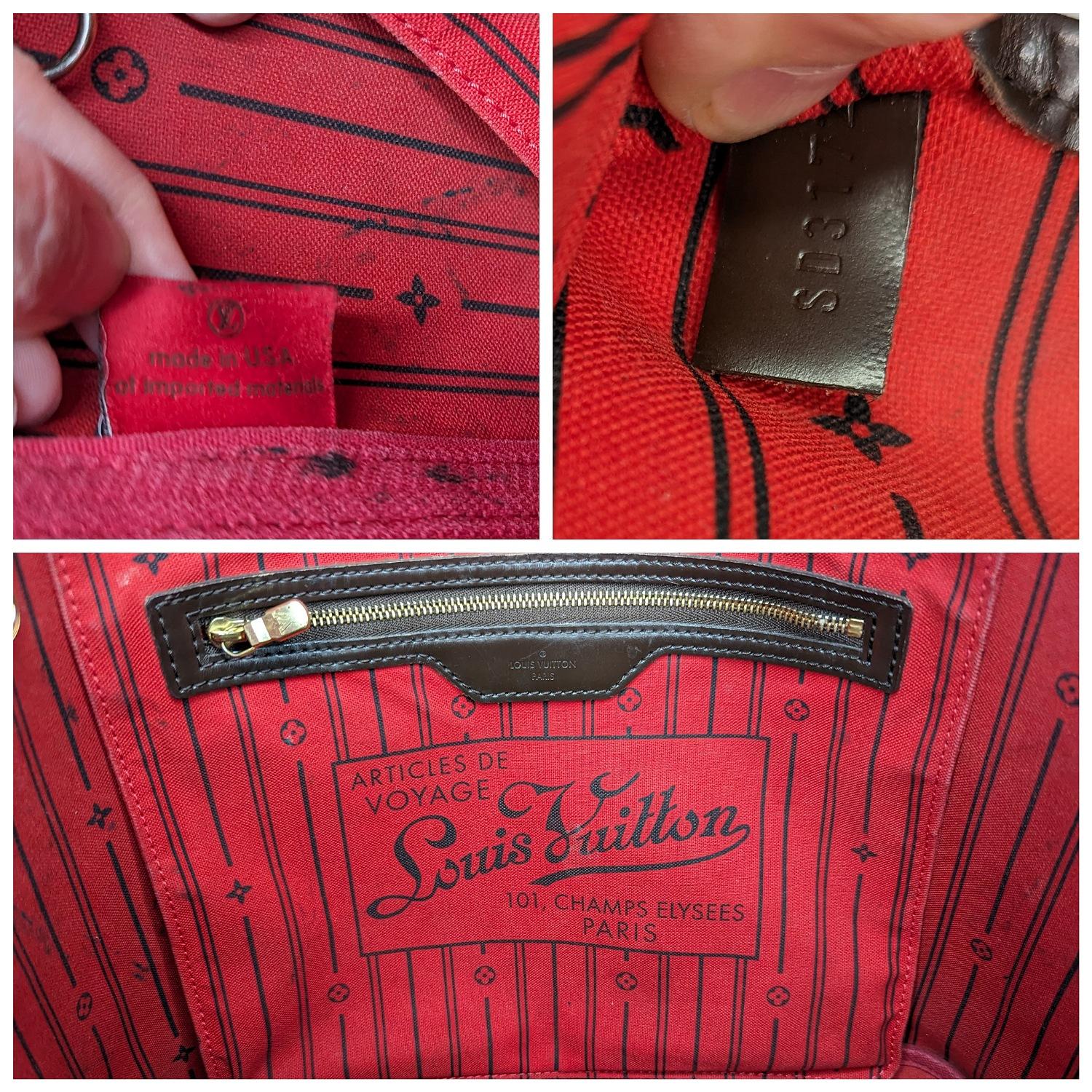 Sac cabas Neverfull en damier ébène MM 2012 de Louis Vuitton 2