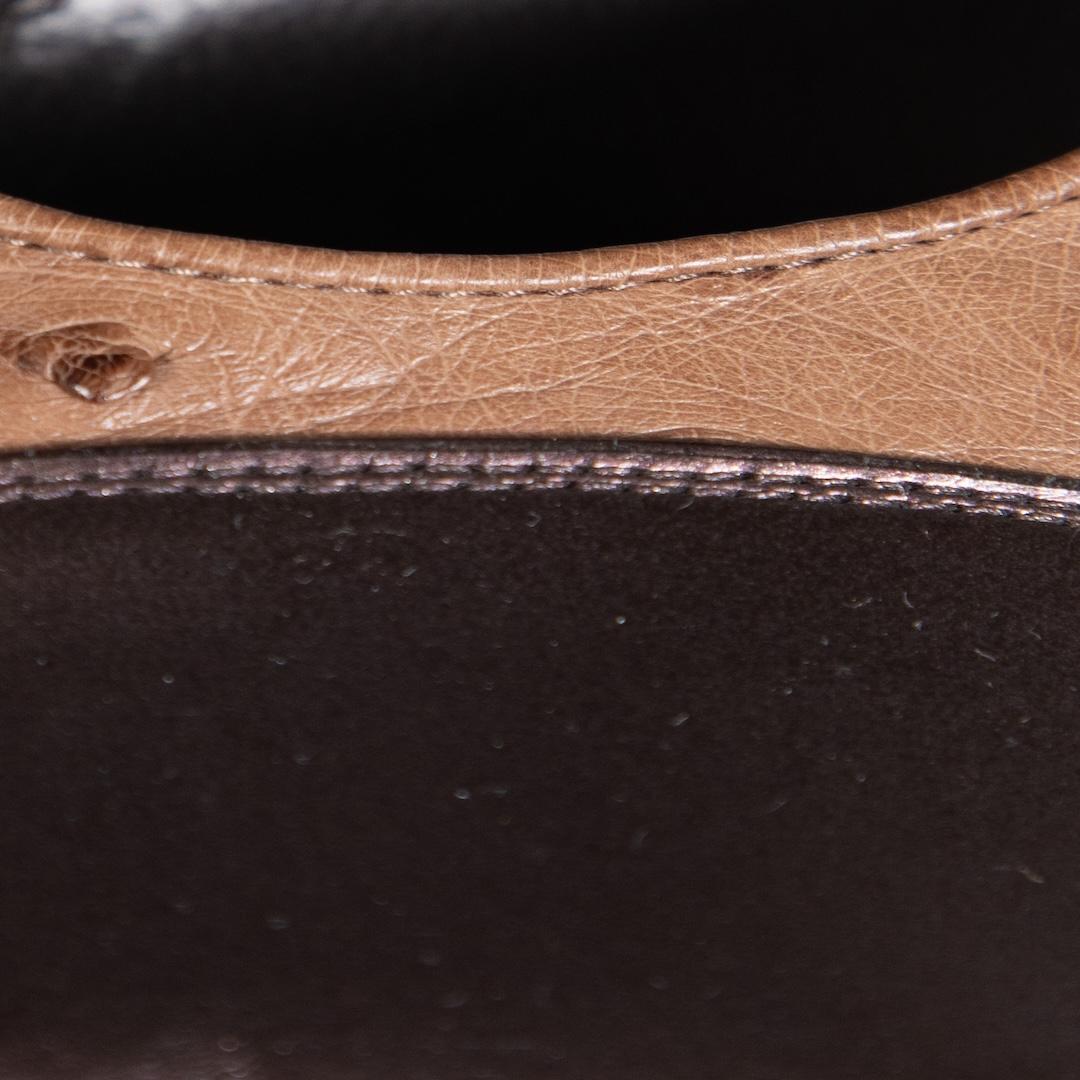 Louis Vuitton 2012 Runway Brown Ostrich Pumps Size IT 36.5 1