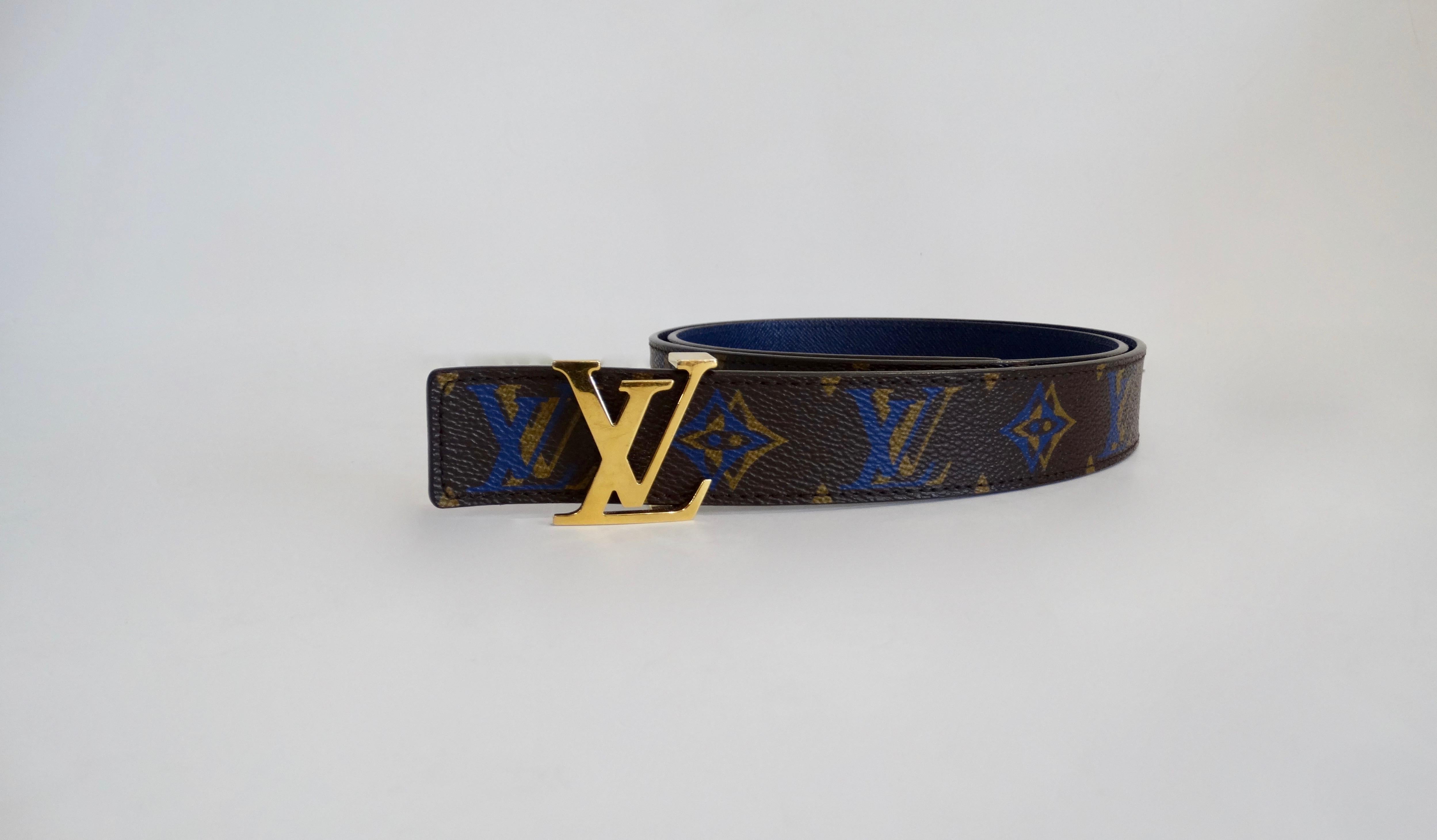 Louis Vuitton 2013 Reversible Monogram Belt In Good Condition In Scottsdale, AZ