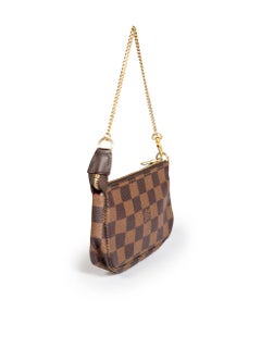 Louis Vuitton 2014 Brown Damier Ebene Mini Pochette