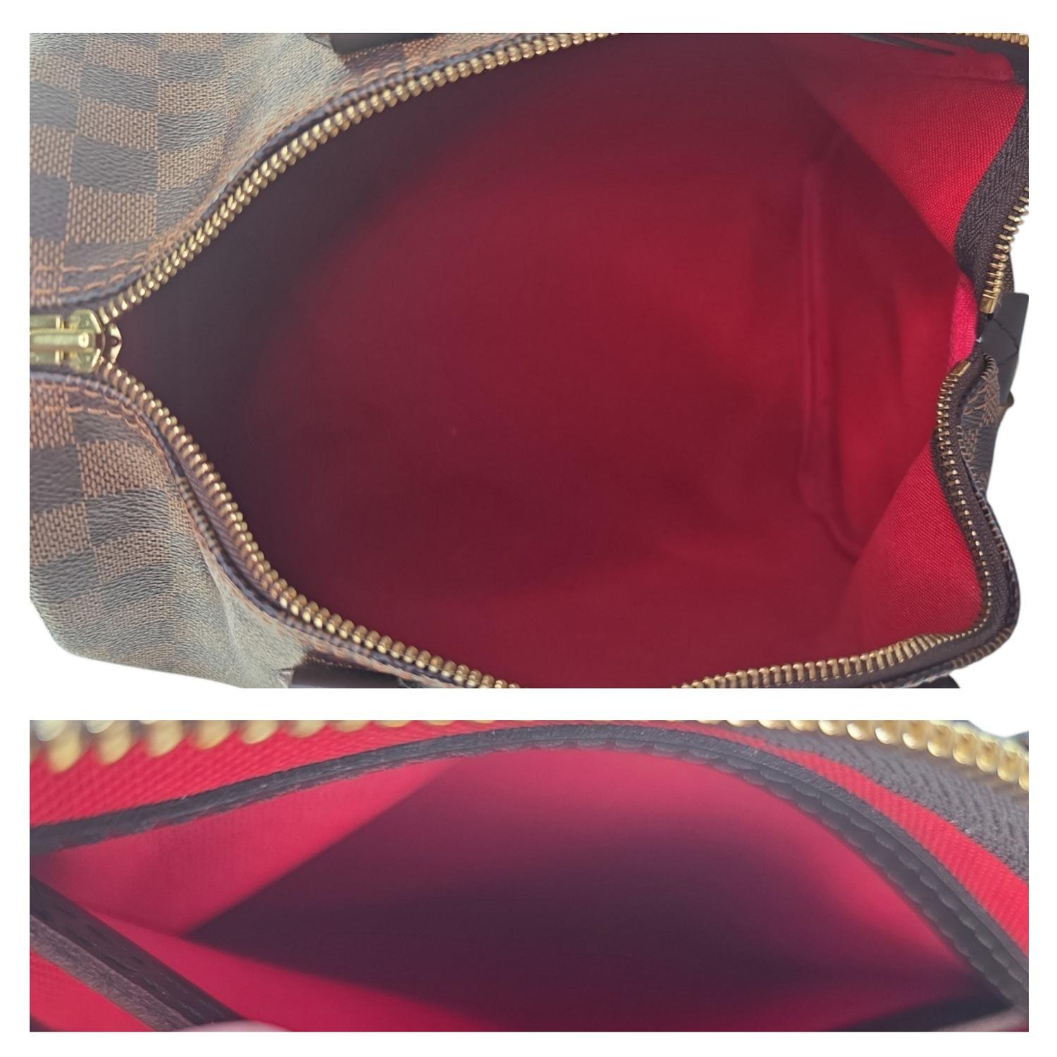 Louis Vuitton 2014 Damier Ebene Speedy 30 Satchel For Sale 2
