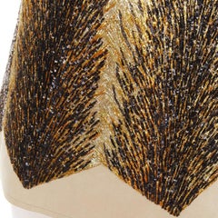 LOUIS VUITTON 2014 embellished neoprene silk lined top FR36 S Taylor Swift