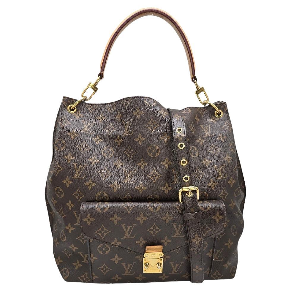 Louis Vuitton 2014 Monogram Canvas Metis Hobo Bag For Sale