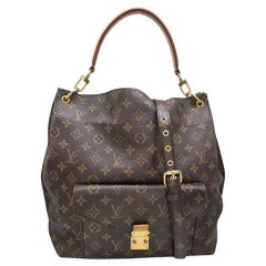 Louis Vuitton 2014 Monogrammierte Metis Hobo-Tasche aus Segeltuch
