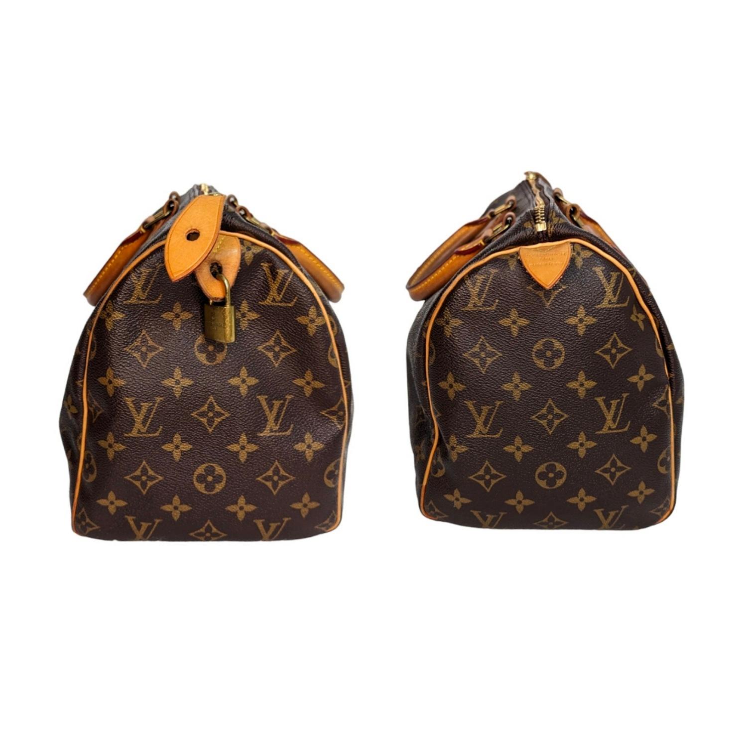 Louis Vuitton 2014 Monogram Canvas Speedy 30 Bag Bon état - En vente à Scottsdale, AZ
