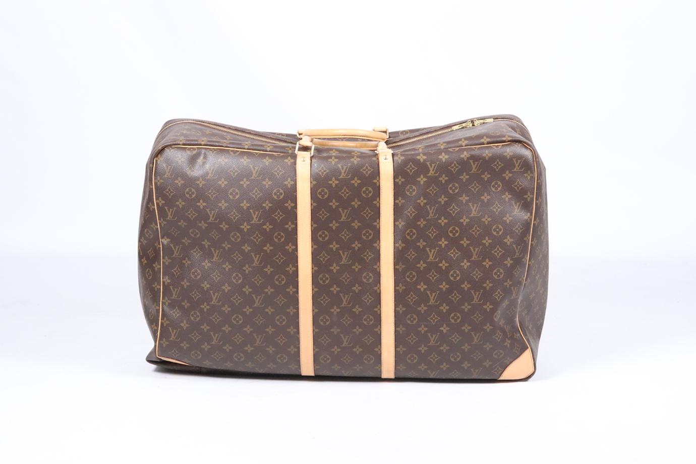 Gray Louis Vuitton 2014 Sirius 70 Monogram Coated Canvas And Leather Suitcase