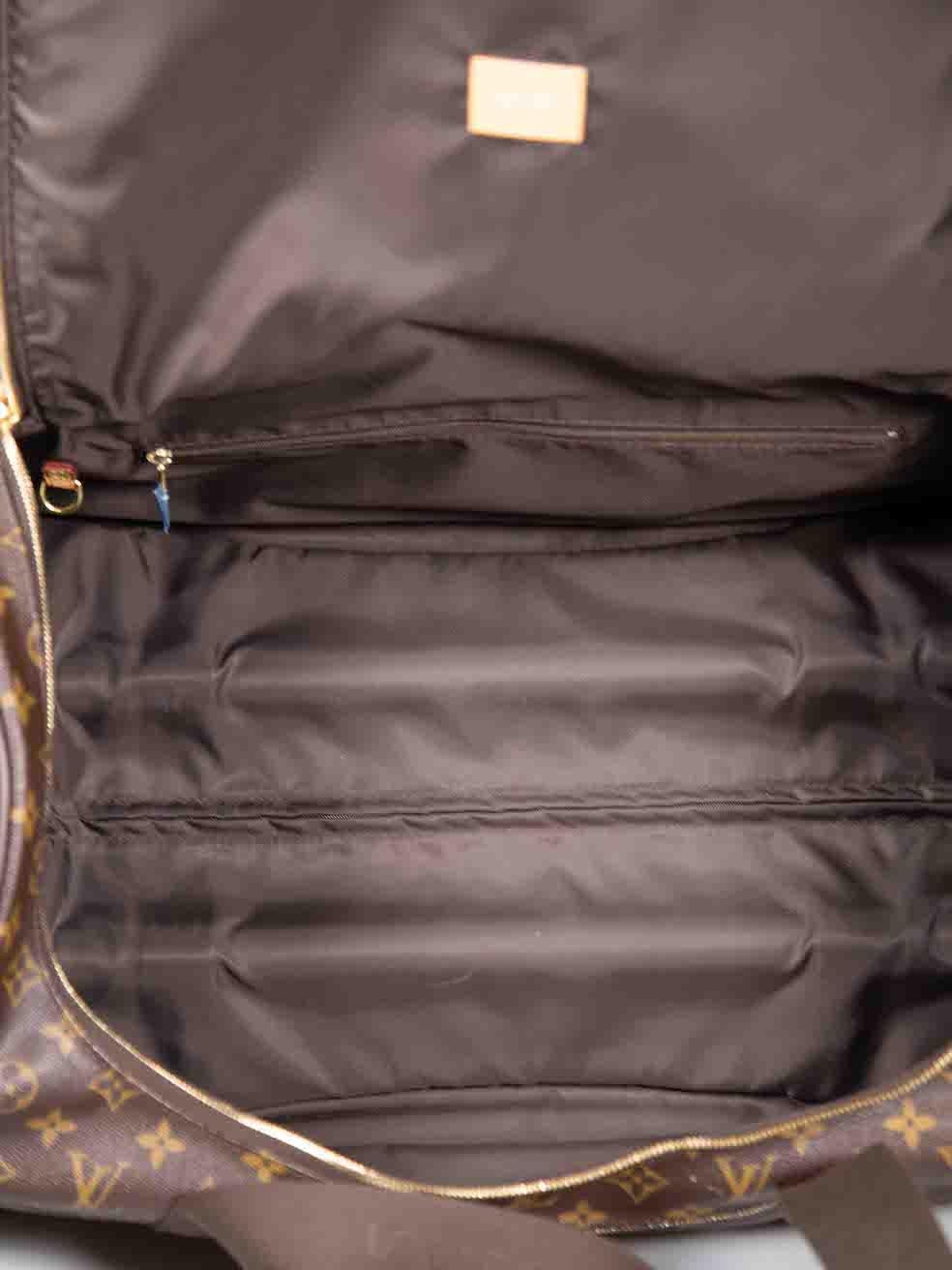 Louis Vuitton 2015 Brown Monogram Duffle Suitcase Neo Eole 65 For Sale 2