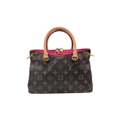 Louis Vuitton 2015 Monogram Pallas BB Handbag with Strap