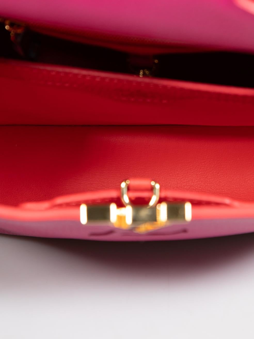 Louis Vuitton 2015 Pink Leather Capucines BB Bag 2