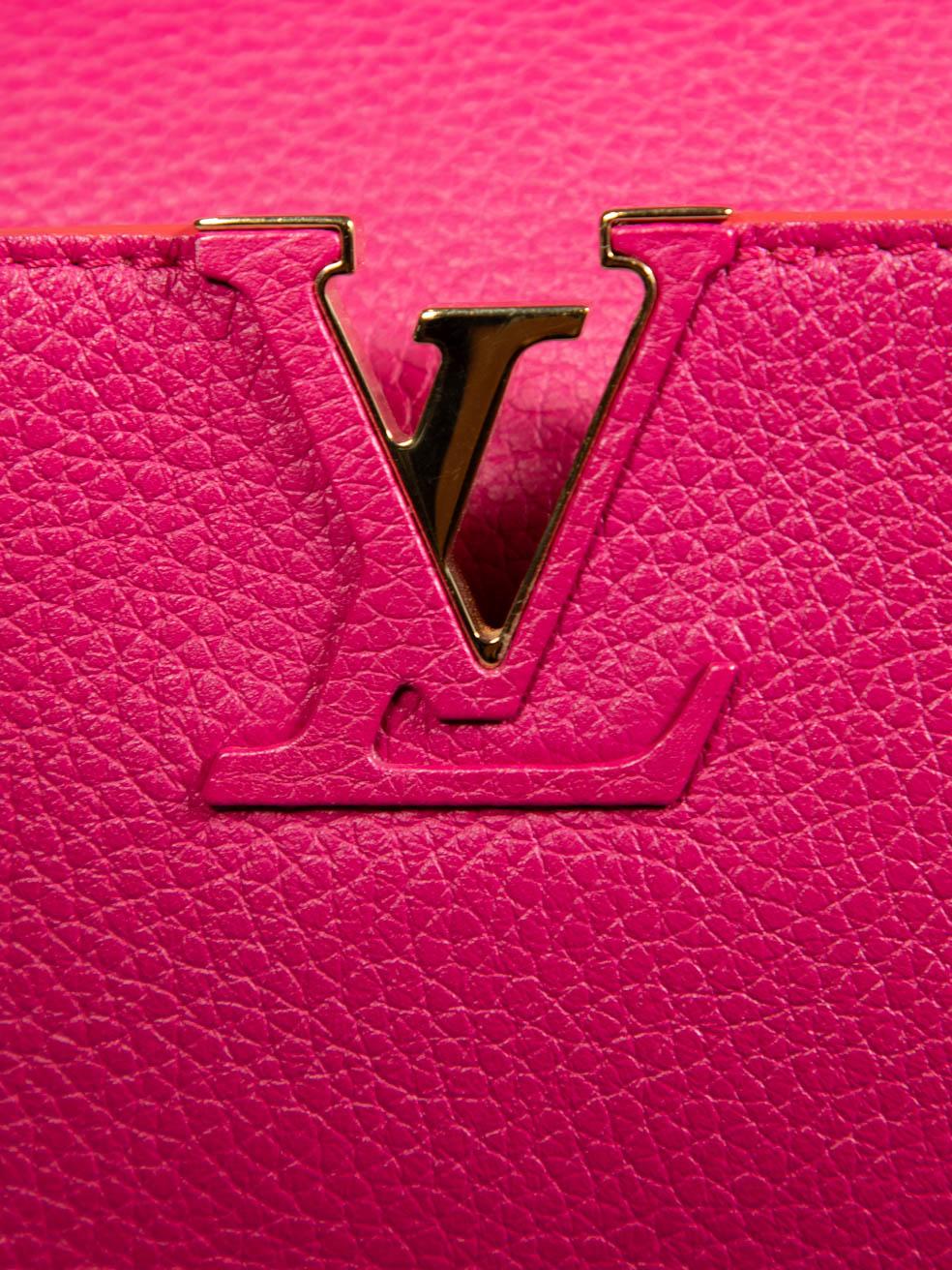 Louis Vuitton 2015 Pink Leather Capucines BB Bag 3