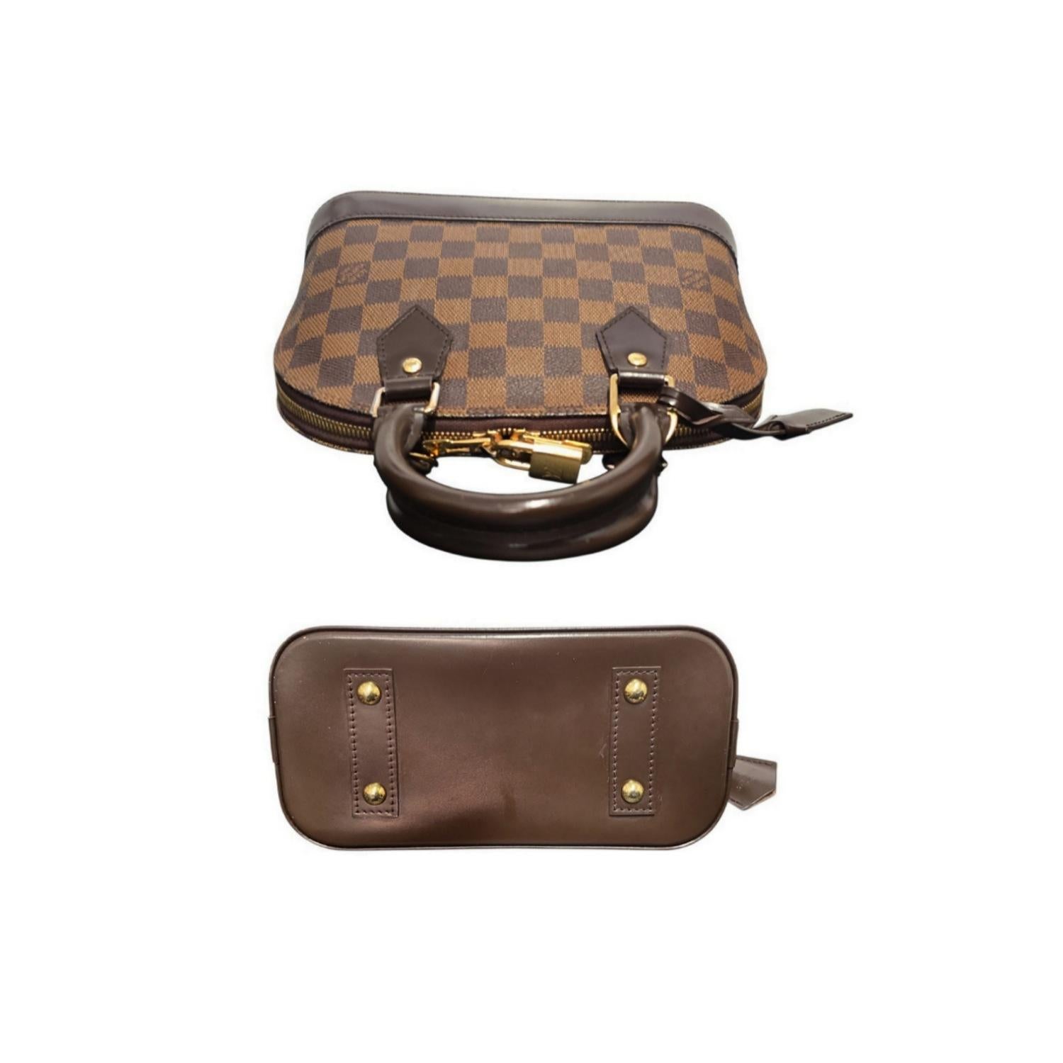 Louis Vuitton 2016 Damier Ebene Alma BB Handbag im Angebot 2