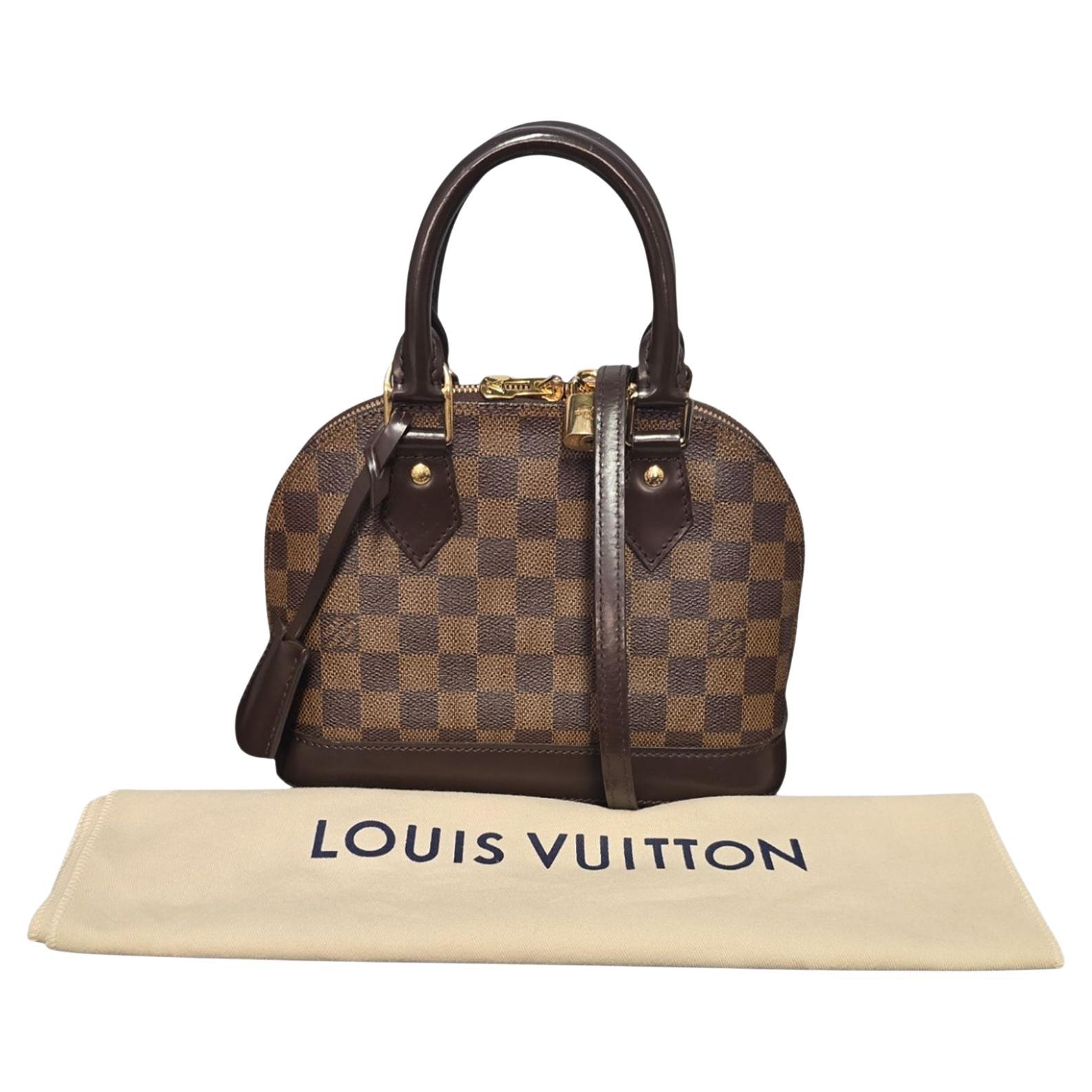 Louis Vuitton 2016 Damier Ebene Alma BB Handbag im Angebot