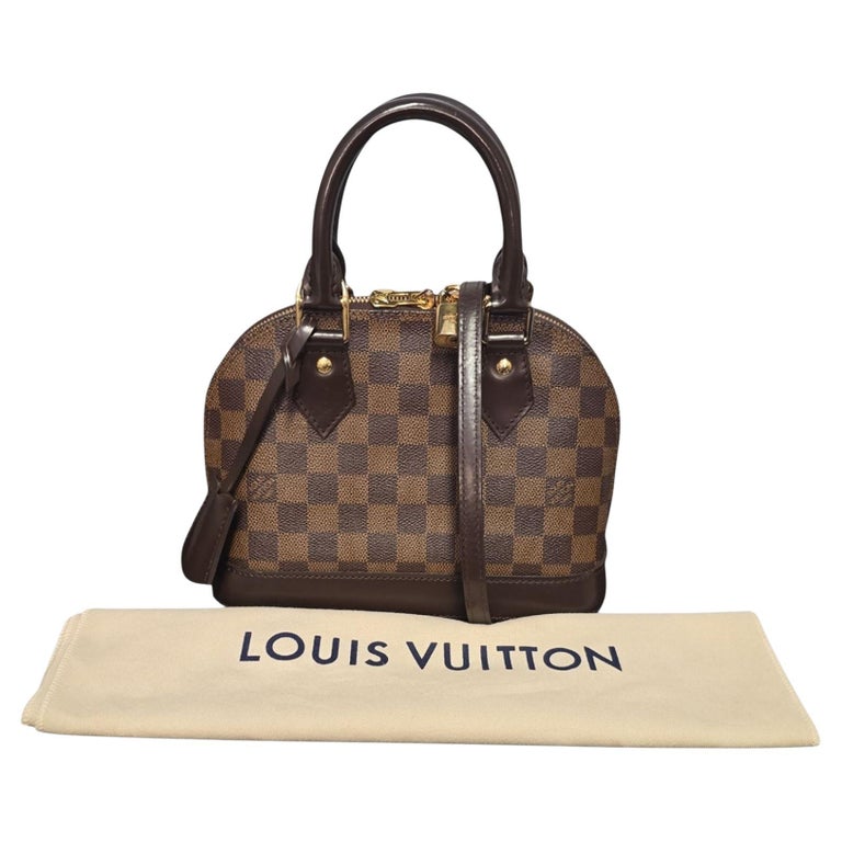Louis Vuitton 2016 Damier Ebene Alma BB Handbag For Sale at 1stDibs