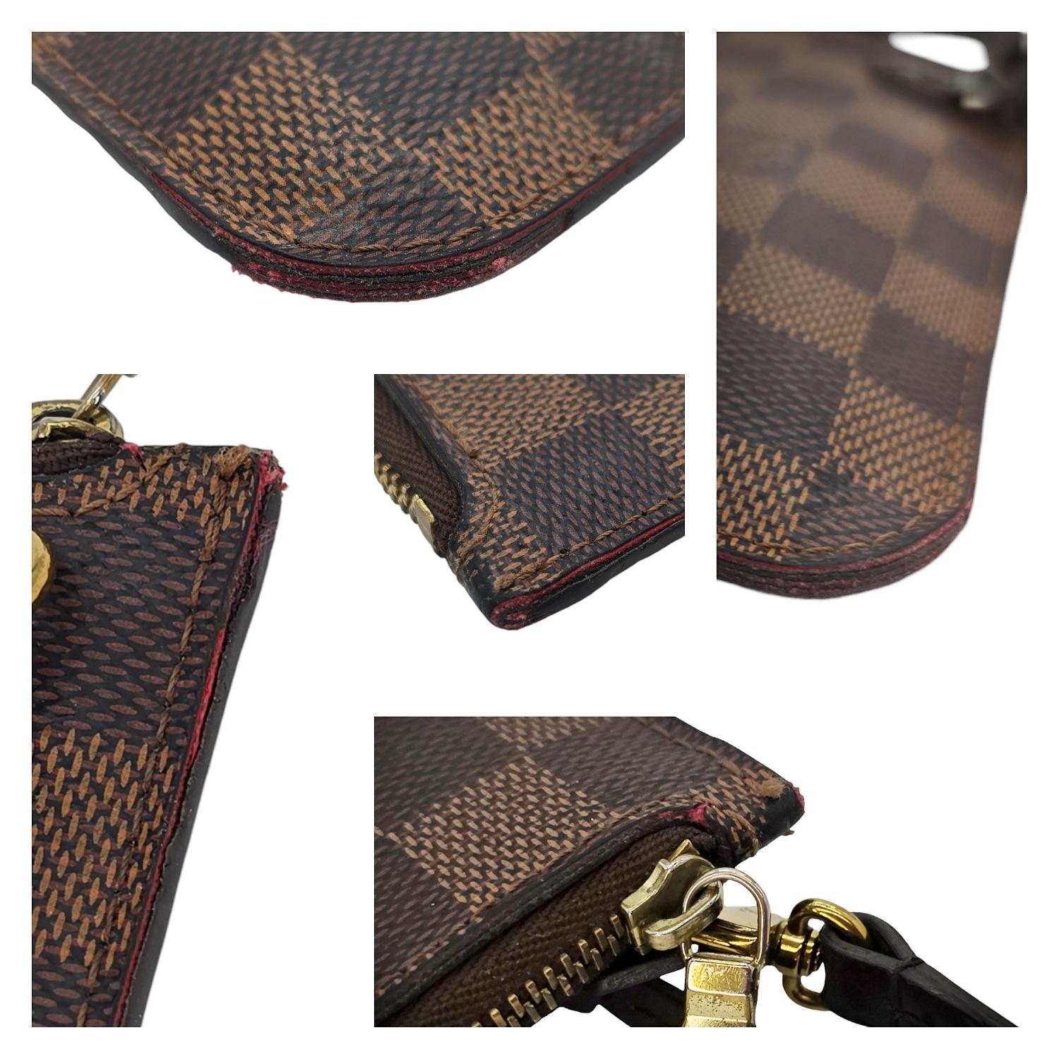 Louis Vuitton 2016 Damier Ebene Neverfull MM w/ Pouch 4