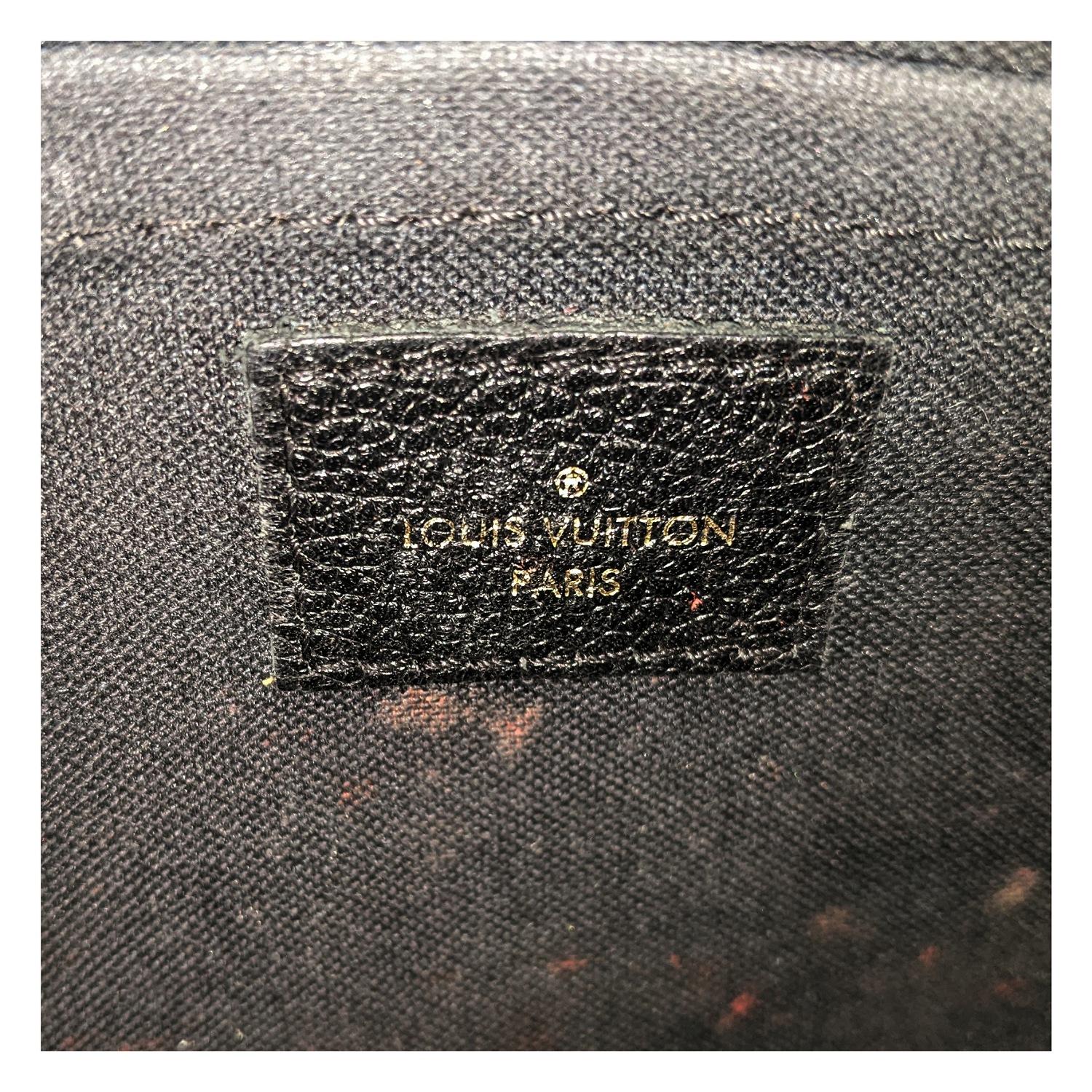 Louis Vuitton 2016 Monogram Pallas Clutch Black Crossbody 1