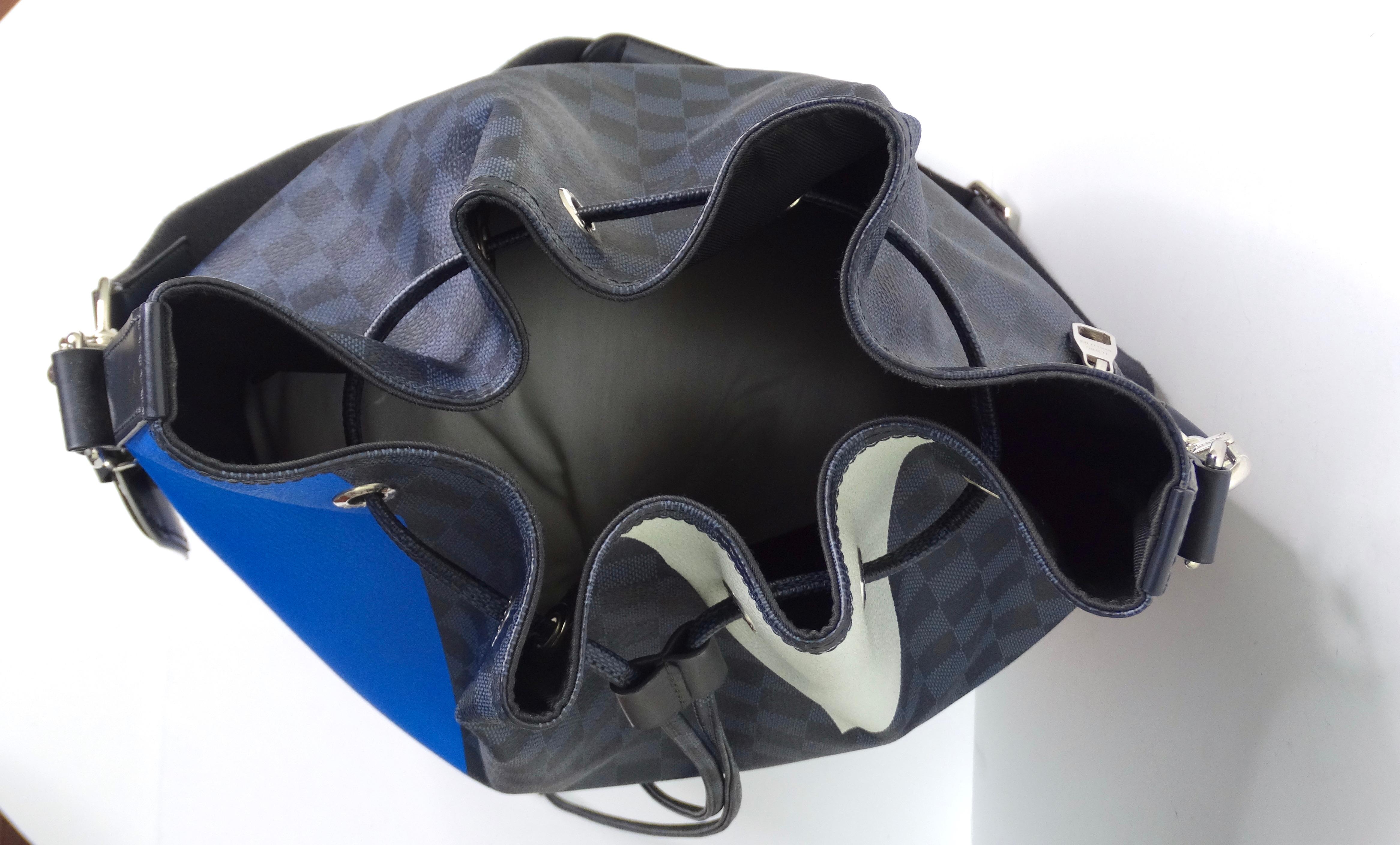 Women's or Men's LOUIS VUITTON 2017 Americas Cup Damier Cobalt Noe Marin Bag For Sale