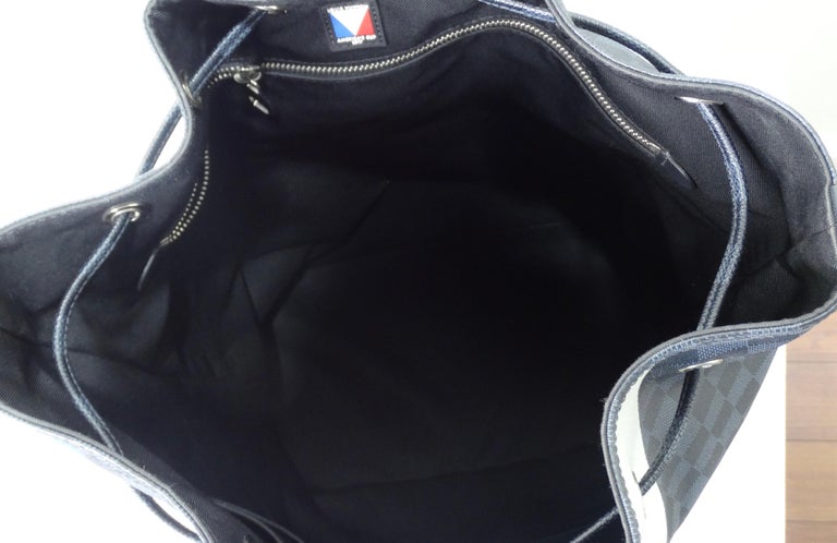 LOUIS VUITTON 2017 Americas Cup Damier Cobalt Noe Marin Bag