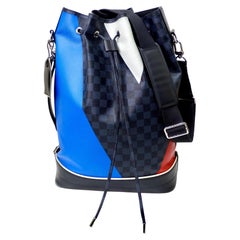 Used LOUIS VUITTON 2017 Americas Cup Damier Cobalt Noe Marin Bag