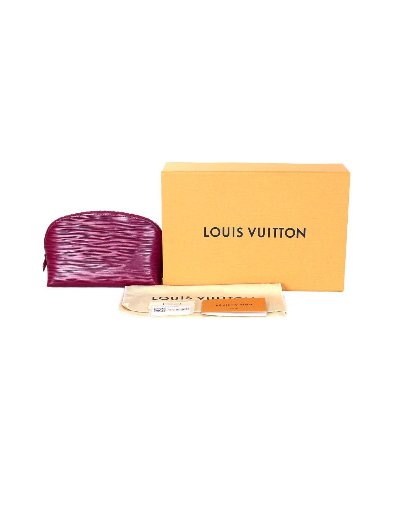Louis Vuitton 2017 Fuchsia Pink Epi Leather Cosmetic Pouch 6