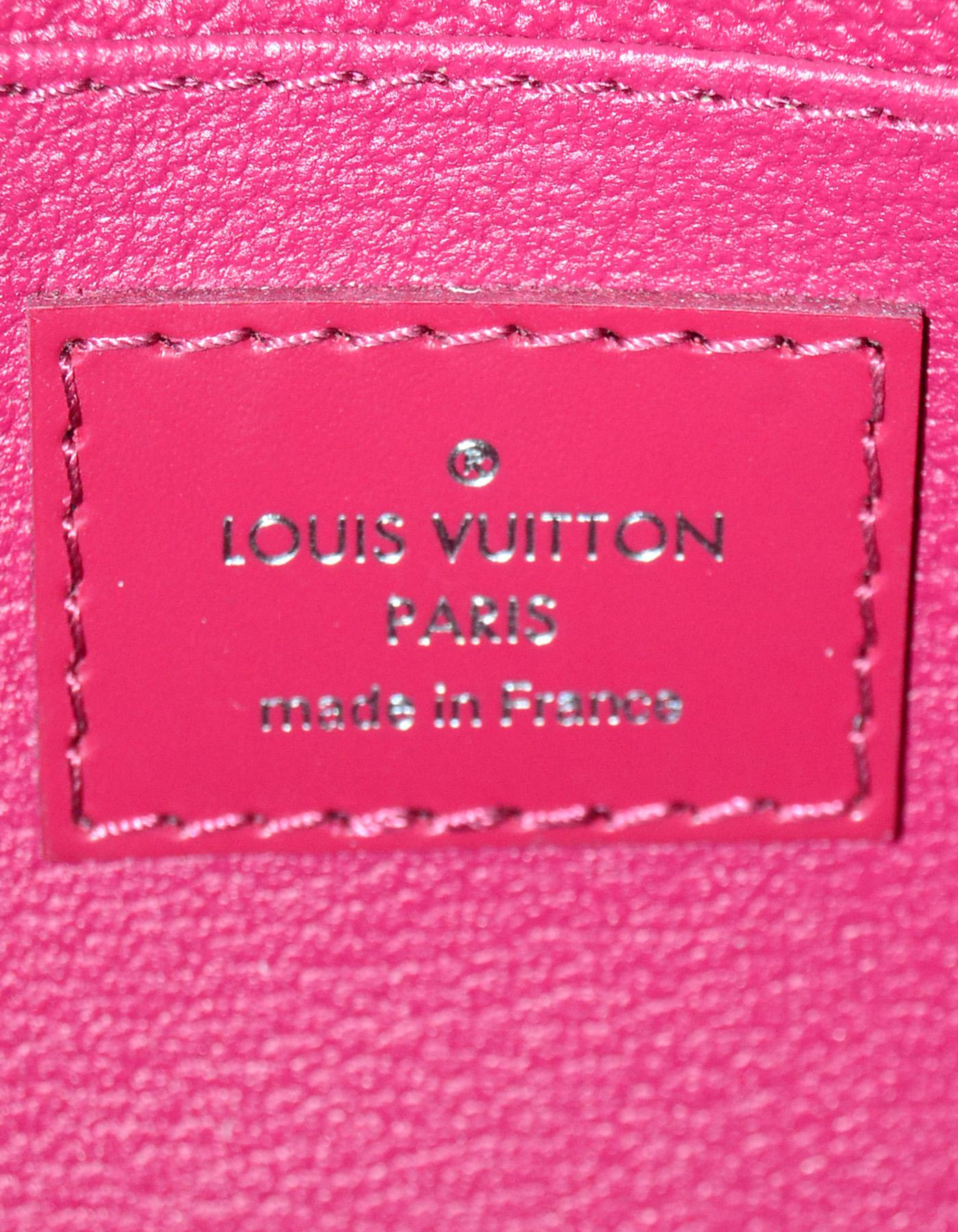 Louis Vuitton 2017 Fuchsia Pink Epi Leather Cosmetic Pouch 3