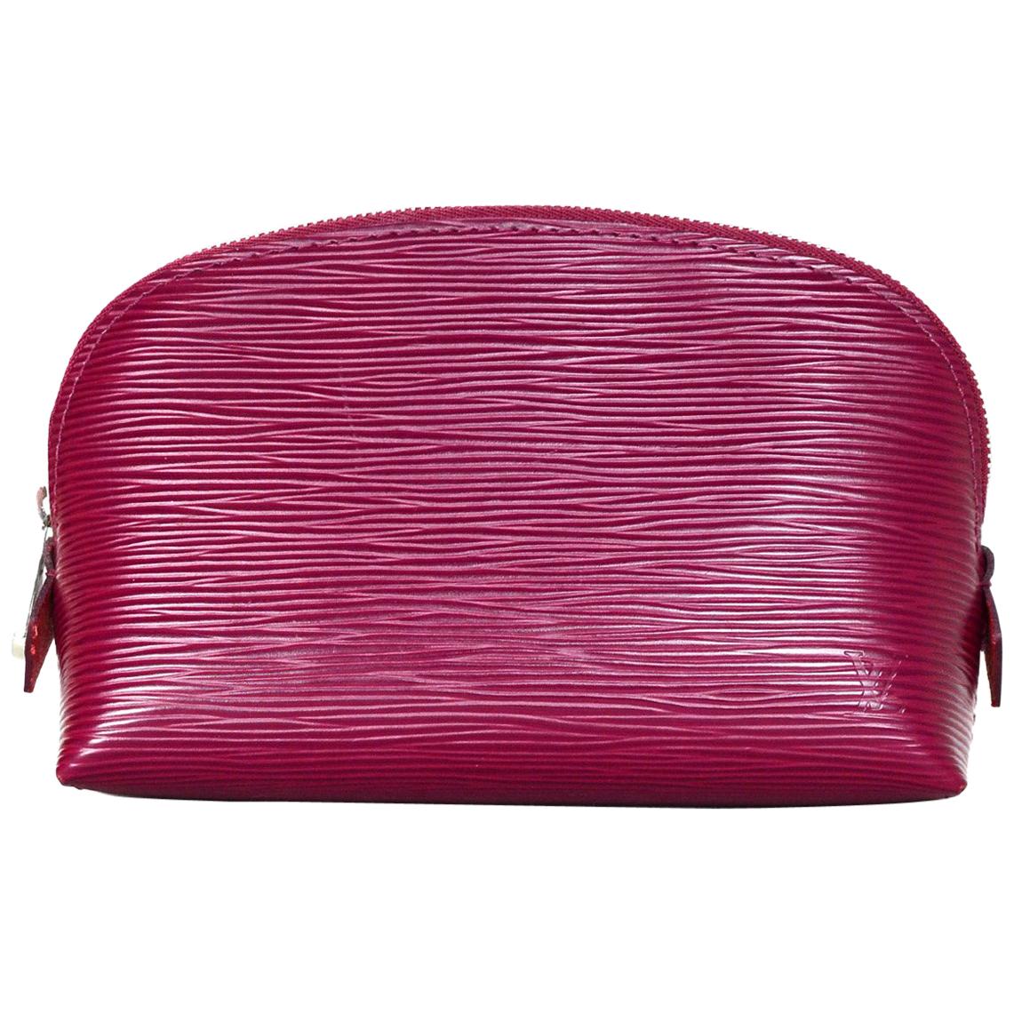 Louis Vuitton 2017 Fuchsia Pink Epi Leather Cosmetic Pouch