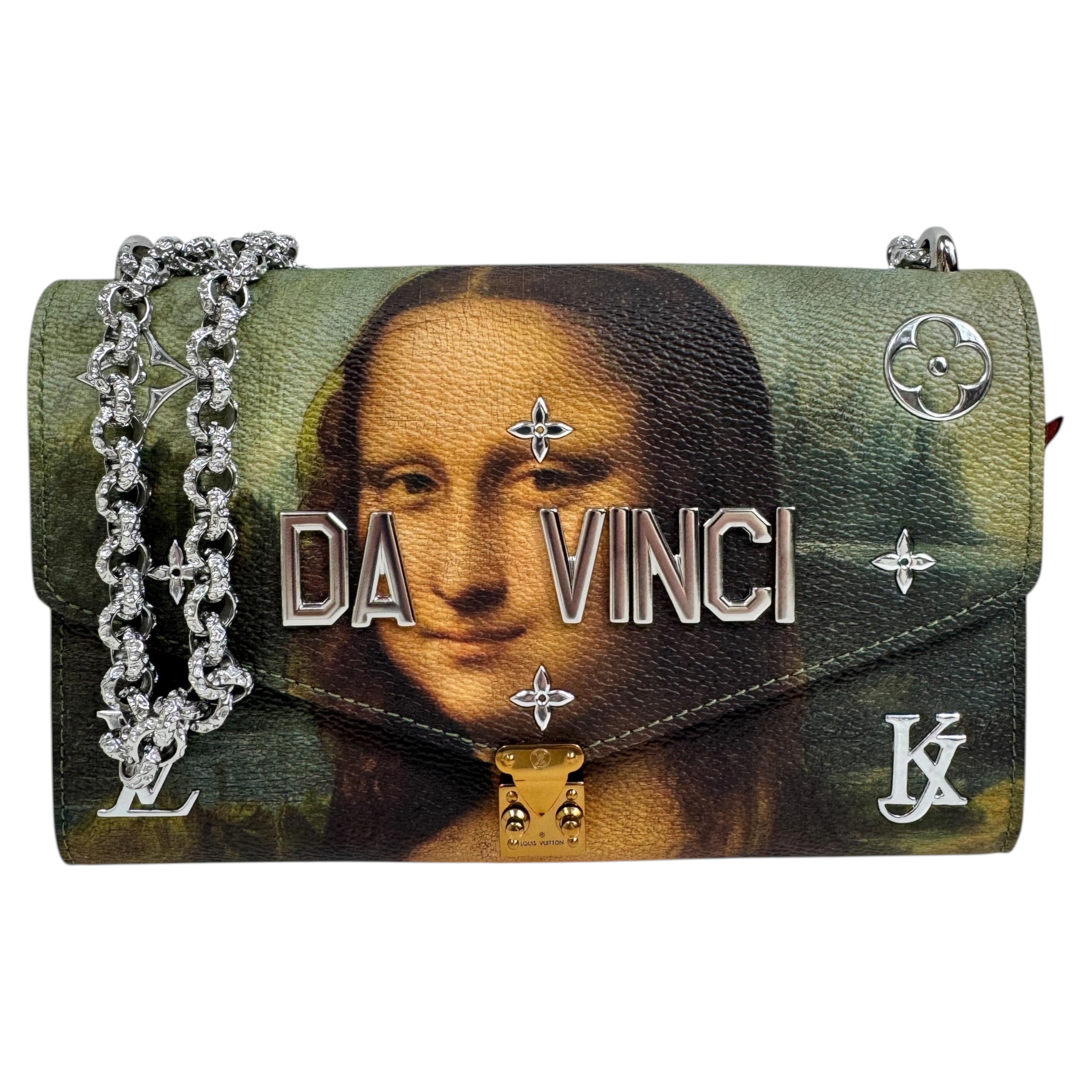 Louis Vuitton 2017 Jeff Koons Monogram Master Da Vinci Tasche im Angebot
