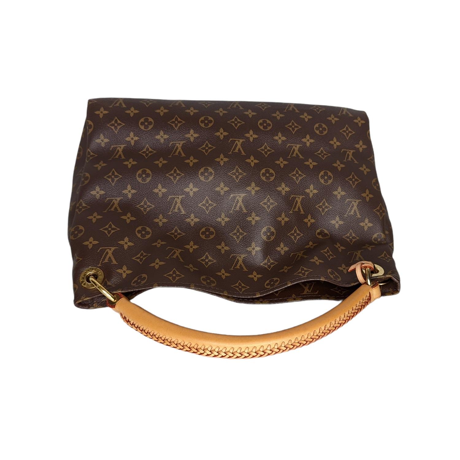 Black Louis Vuitton 2017 Monogram Canvas Artsy MM Hobo