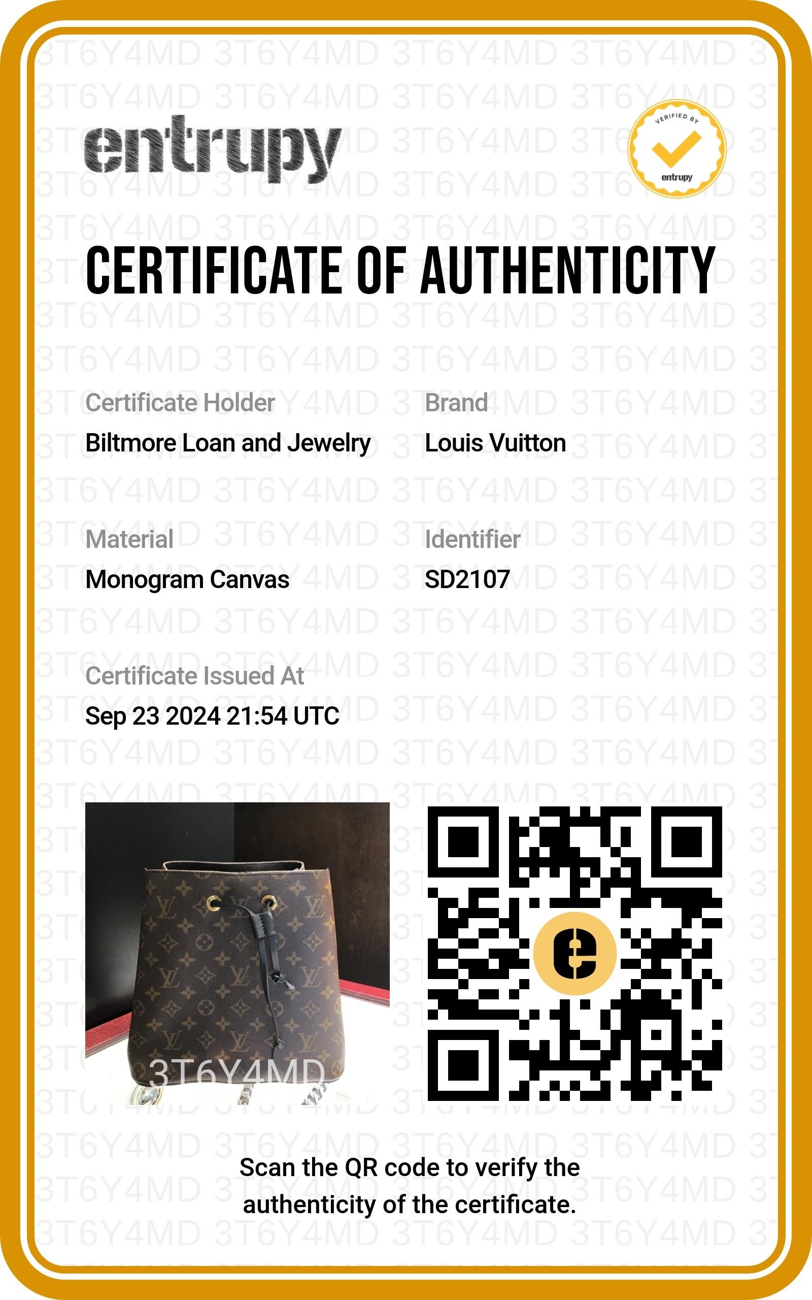 Louis Vuitton 2017 Monogram Canvas NeoNoe MM Bucket 6
