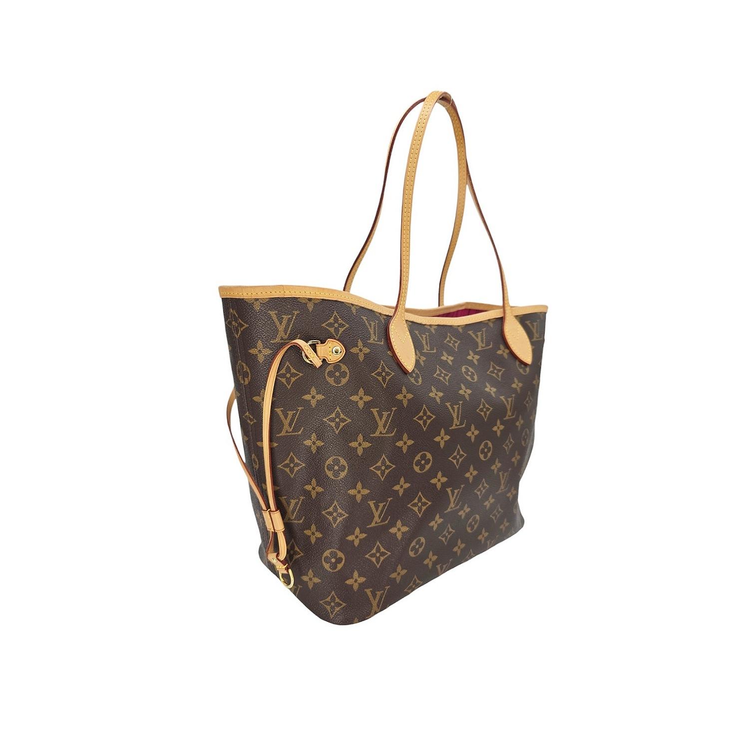 Black Louis Vuitton 2017 Neverfull Monogram Canvas MM Tote