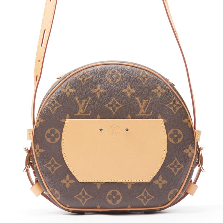 Louis Vuitton Pee Boite Chapeau Hat Box Handbag Brown - NOBLEMARS