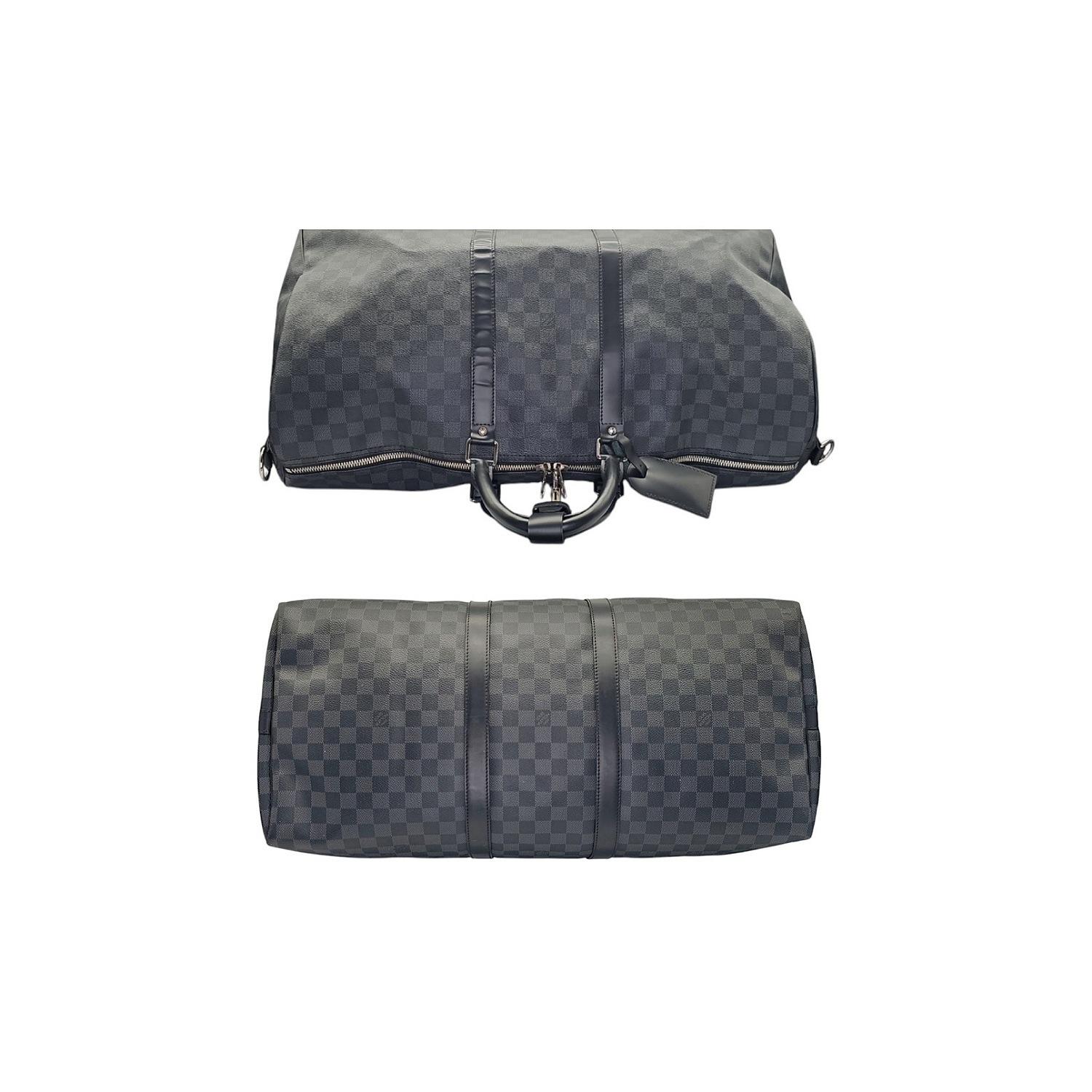 Louis Vuitton 2018 Damier Graphite Keepall 55 Bandouliere 1