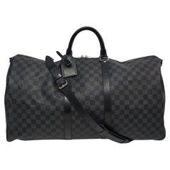Louis Vuitton 2018 Damier Graphite Keepall 55 Bandouliere