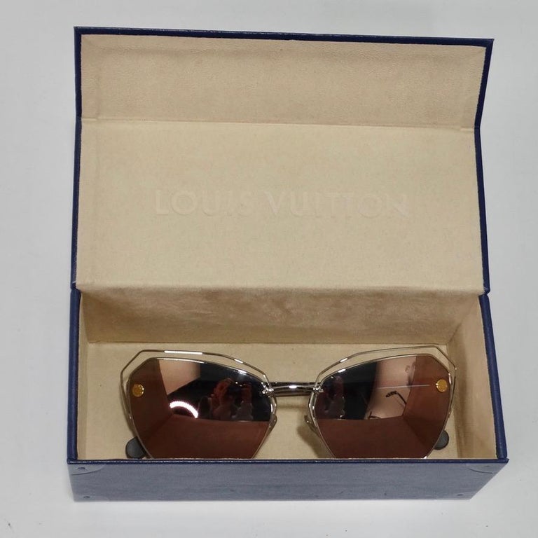 Gafas de sol Louis Vuitton 2018 Medianoche en París Oro rosa en venta en  1stDibs