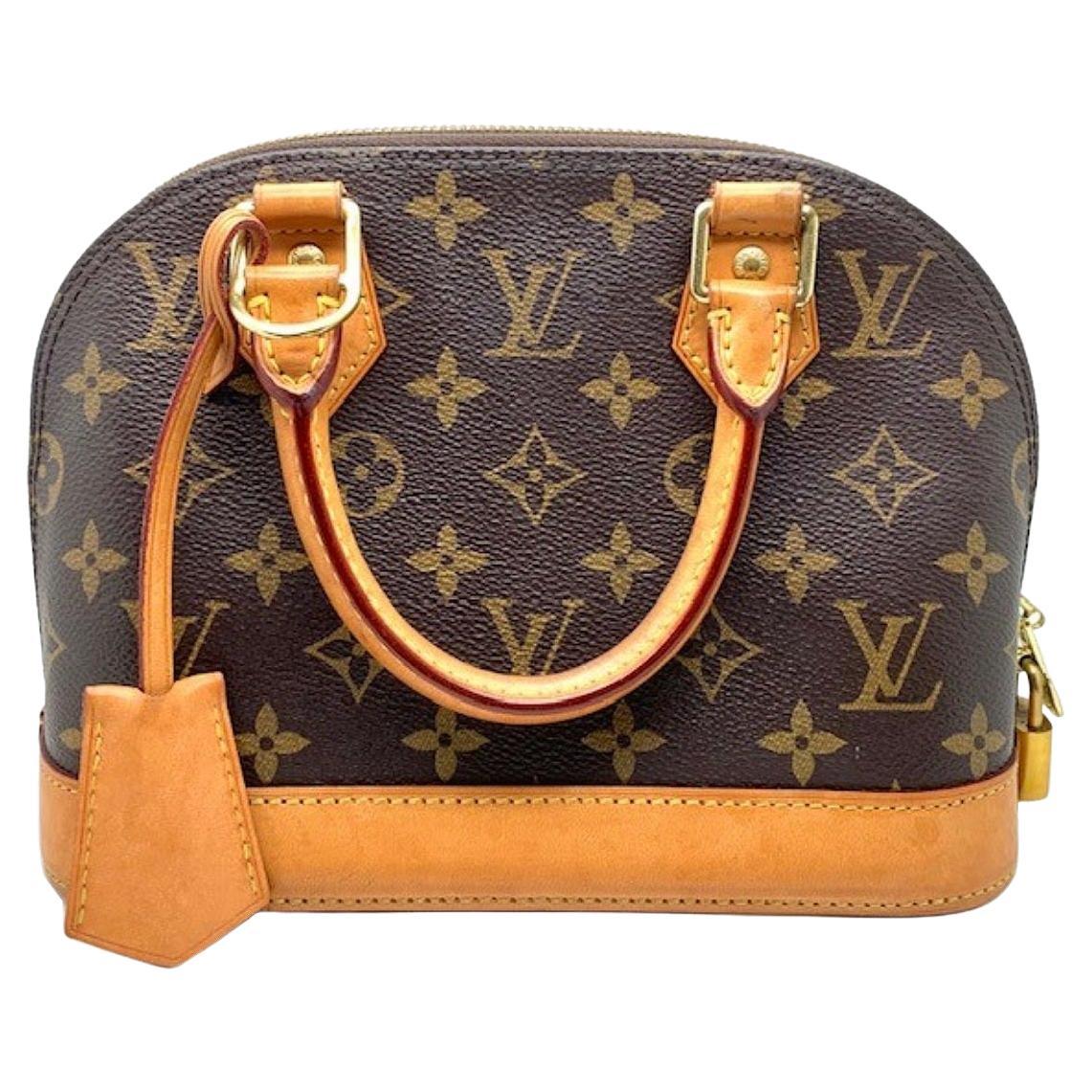 Louis Vuitton 2018 Monogram Canvas Alma BB Satchel