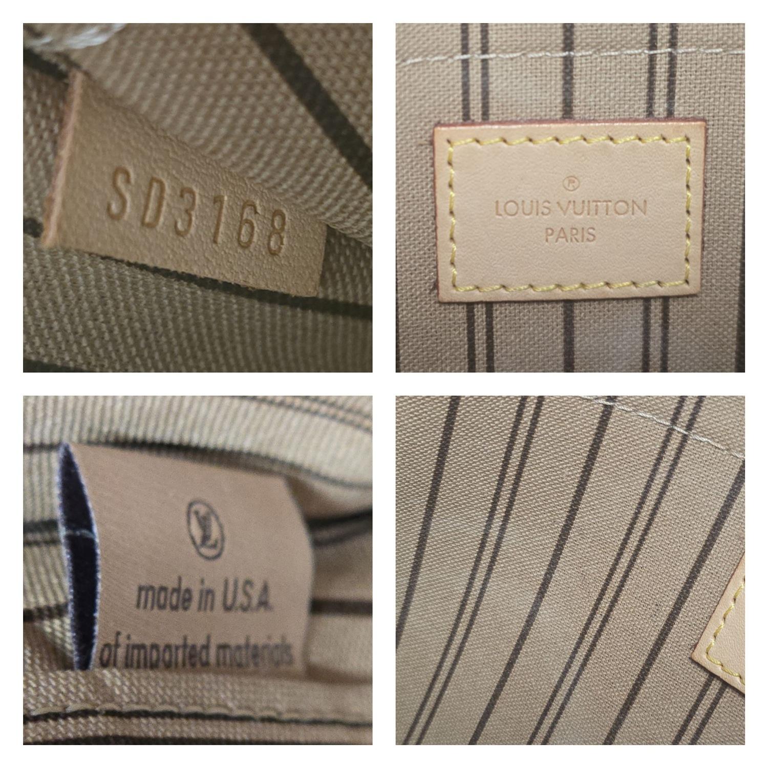 Louis Vuitton 2018 Monogram Canvas Neverfull MM Pochette in vendita 5