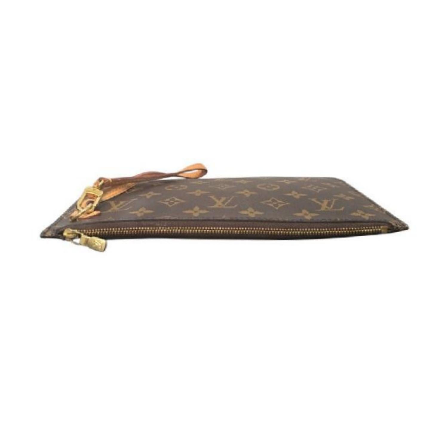 Louis Vuitton 2018 Monogram Canvas Neverfull MM Pochette in vendita 4