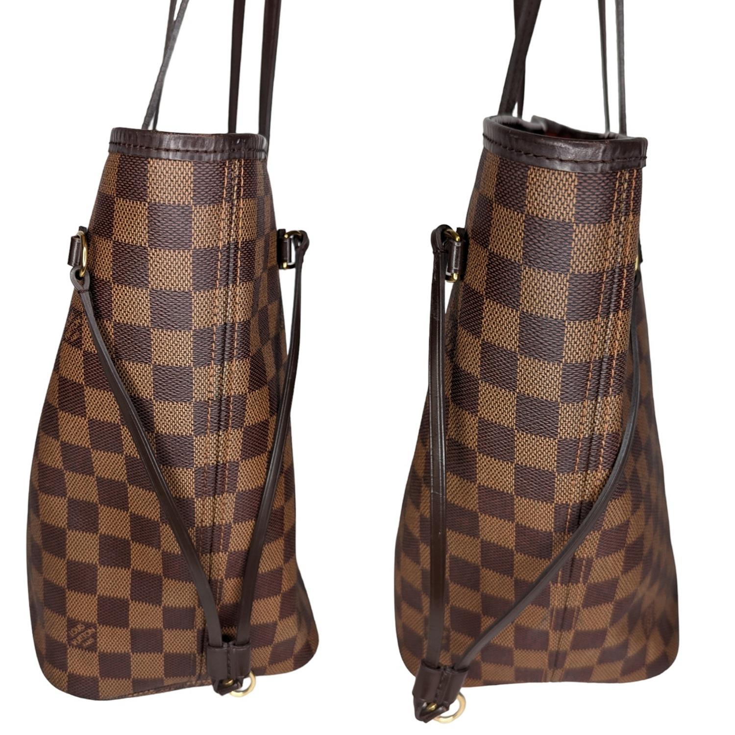Louis Vuitton 2018 Neverfull Damier Ebene MM Tote In Good Condition For Sale In Scottsdale, AZ