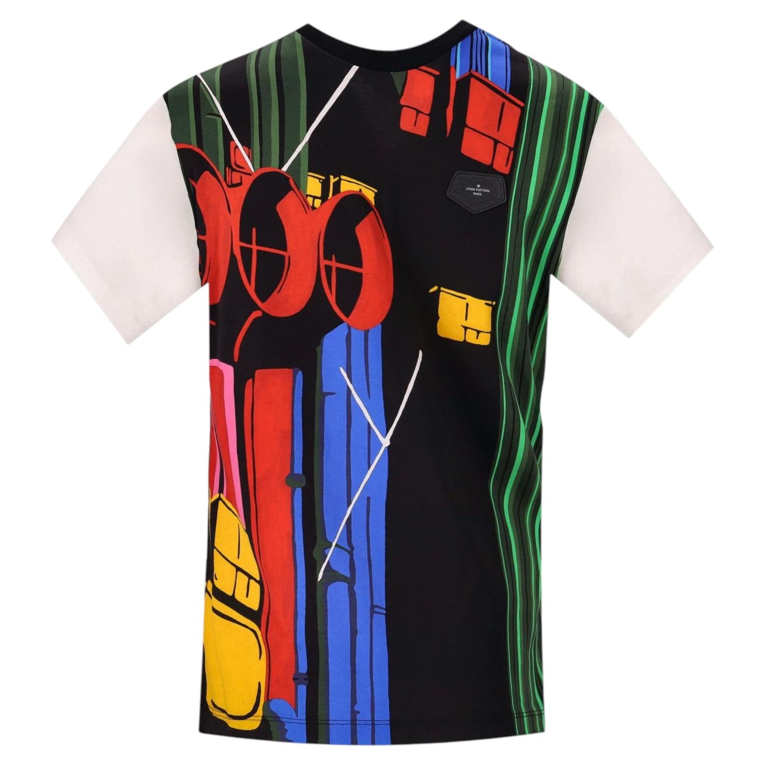 T-shirt en coton Louis Vuitton 2019 « Caeda Pompidou Souvenir »